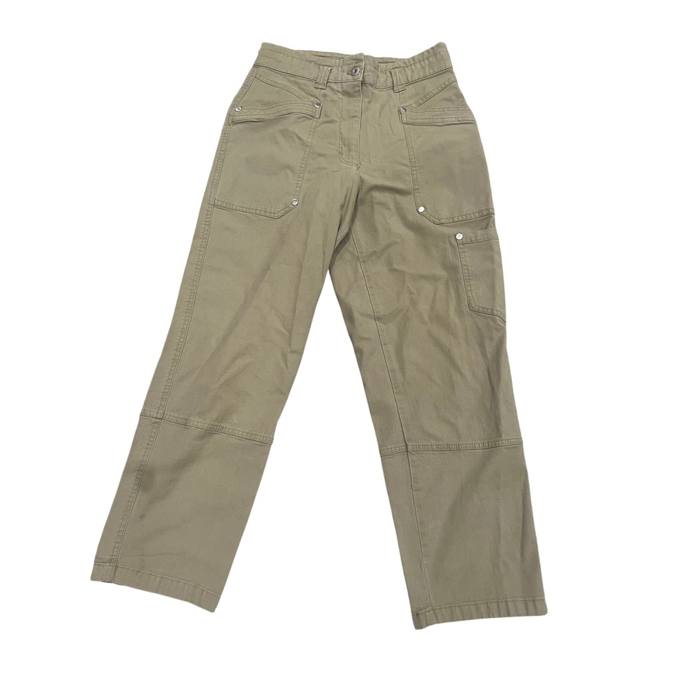 Maeve Anthro Cargo Pants Women Utility Olive Green Sz 29 Workwear Military